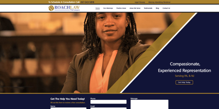 Read more about the article Law Firm Website Design: Creating an Online Presence that Speaks Professionalism