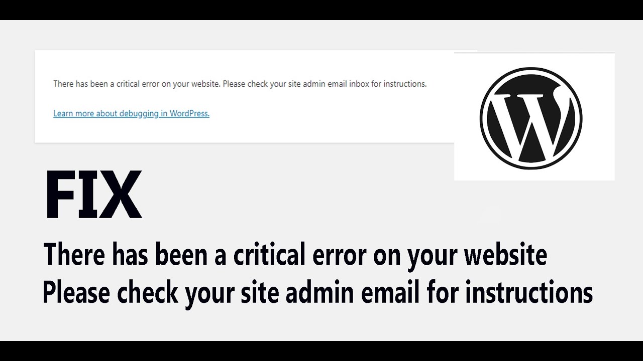 You are currently viewing “There Has Been a Critical Error on This Website” in WordPress: How to Fix It