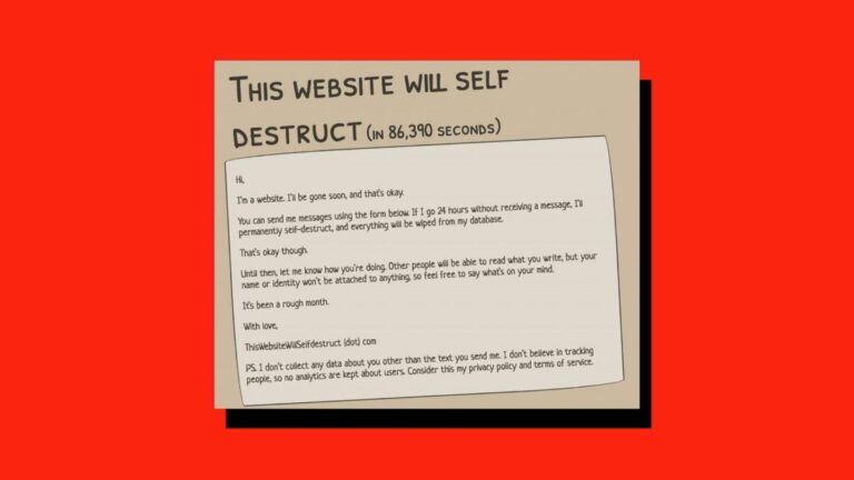 Read more about the article This Website Will Self Destruct: Navigating the Intriguing World of Temporary Online Platforms