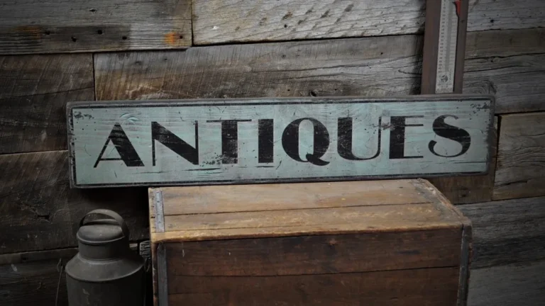 Read more about the article Unveiling the Allure of Antiques: Exploring the World of Antique Signs